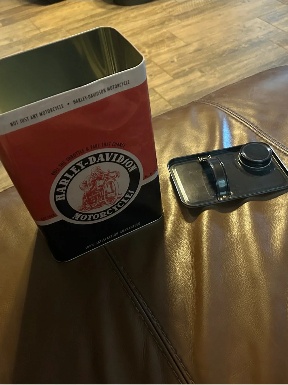 Harley-Davidson Metal Storage Container